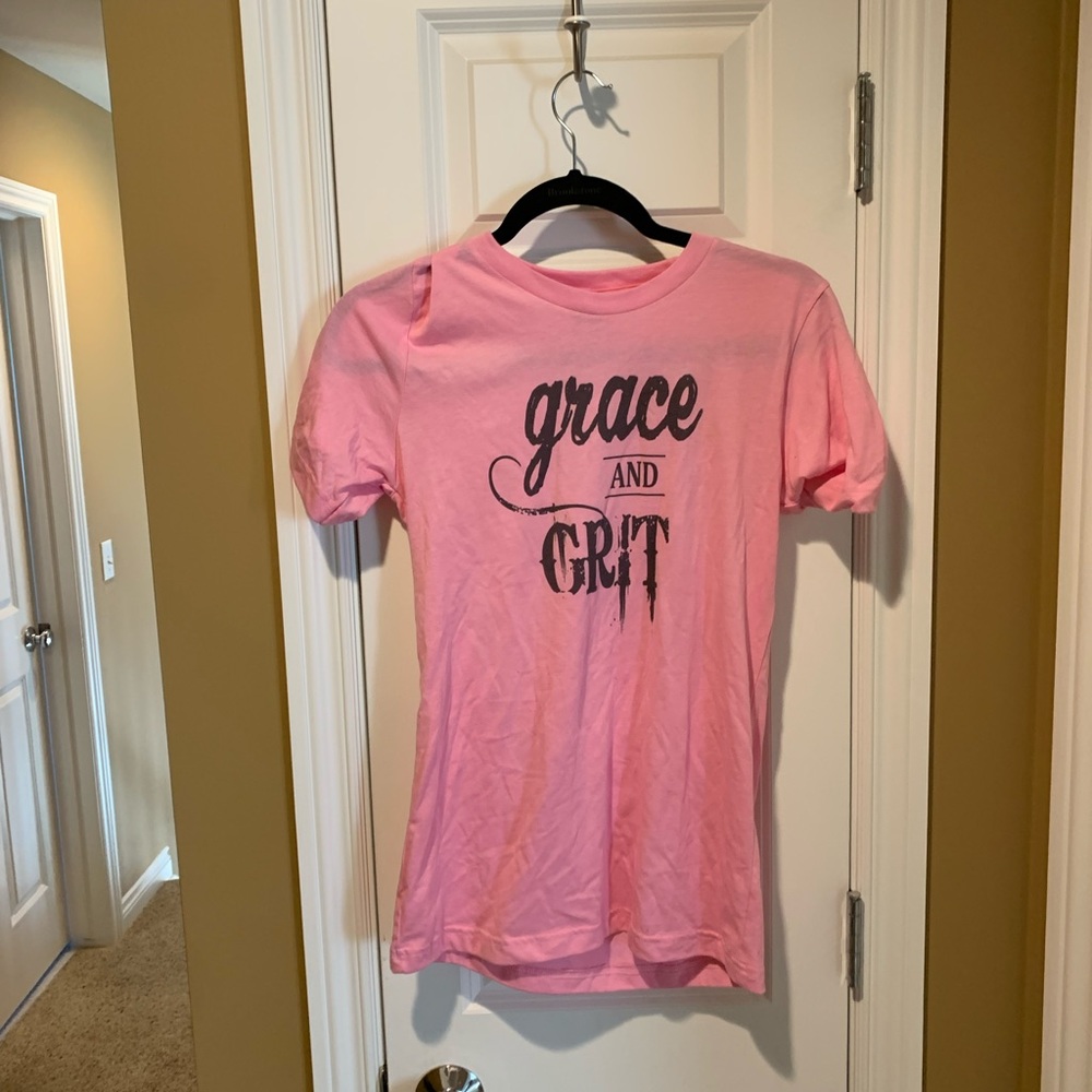 Pink Grace and Grit Tee